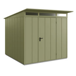 Set Berry Gerätehaus Modern-P,Typ2,RAL6013, 1 flg, inkl. Zubehör