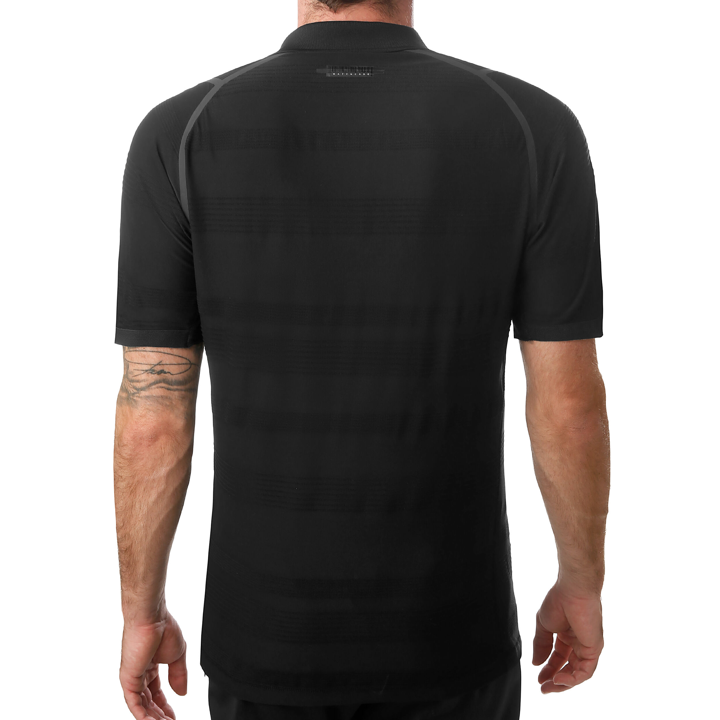 MatchCode Polo Herren Schwarz WeiB