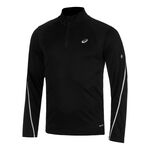 ASICS Bekleidung ASICS Road Lite-Show 1/2 Zip Laufshirt Herren-Schwarz