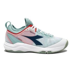 Bild von Speed Blushield Fly 4 + Sandplatzschuh Damen-Weiß,Mint