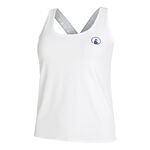 Quiet Please Bekleidung Quiet Please Serve & Volley 2.0 Tank-Top Damen-Weiß