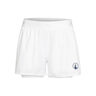 Point 2in1 Shorts Damen-Weiß,Dunkelblau