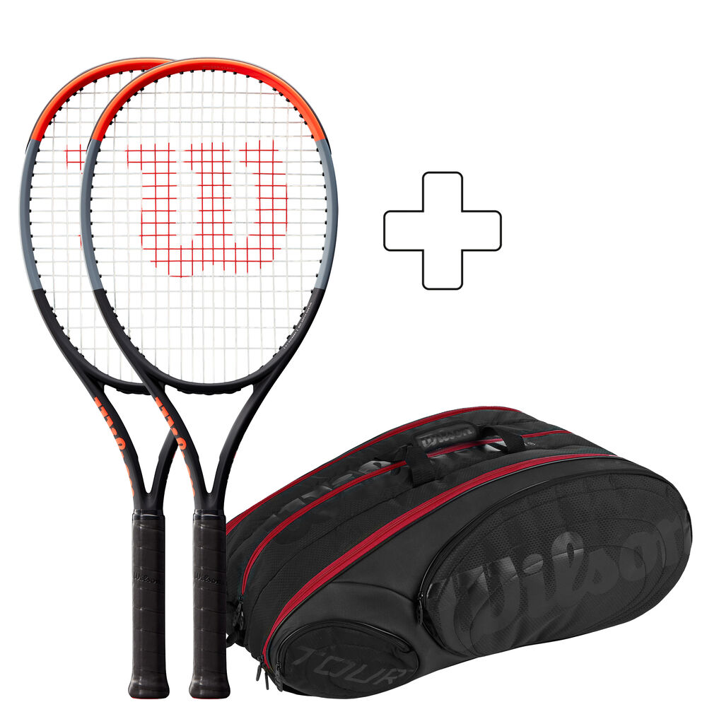 2x Clash 108 Plus Schlägertasche