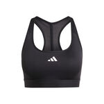 adidas Bekleidung adidas Power Racer Medium Sport-BH Damen-Schwarz