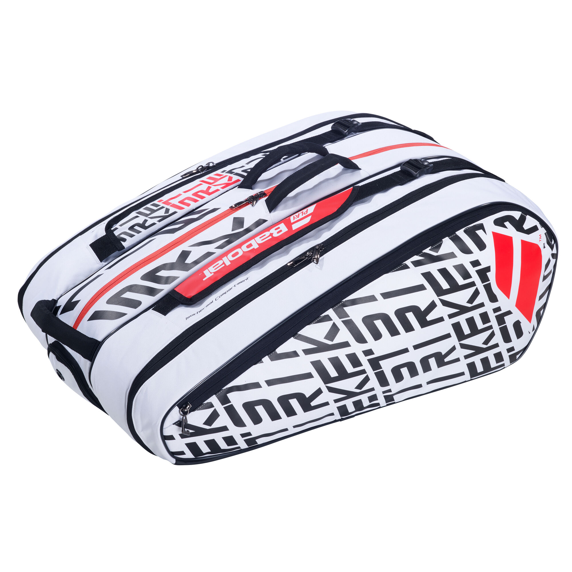 Babolat Pure Strike Rh X12 Schlagertasche Weiss Rot Online Kaufen Tennis Point