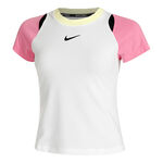 Nike Bekleidung Nike Court Dri-Fit Advantage T-Shirt Damen - weiß, pink