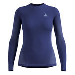 Odlo Bekleidung Odlo Performance WarmCrew Longsleeve Damen-blau