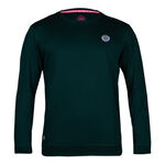 BIDI BADU Bekleidung BIDI BADU Chaka Basic Crew Sweatshirt Herren-Dunkelgrün