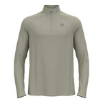 Odlo Laufshirt Odlo Essential 1/2 Zip Laufshirt Herren-grau