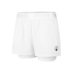 Quiet Please Bekleidung Quiet Please Point 2in1 Shorts Damen-Weiß