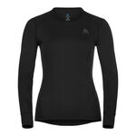 Odlo Bekleidung Odlo Active Warm Eco BI Top Crew Neck Longsleeve Damen-Schwarz