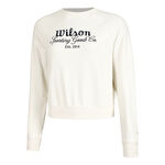 Wilson Bekleidung Wilson Sideline Crew Sweatshirt Damen - beige, 