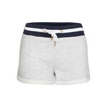 Quiet Please Bekleidung Quiet Please Basic Shorts Damen-Hellgrau,Dunkelblau