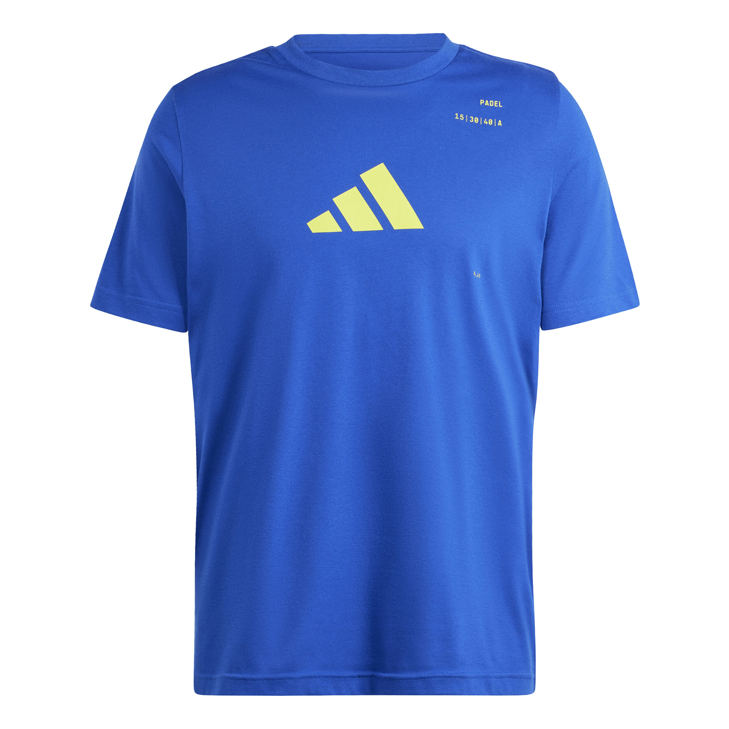 T Shirt Herren Blau Gelb