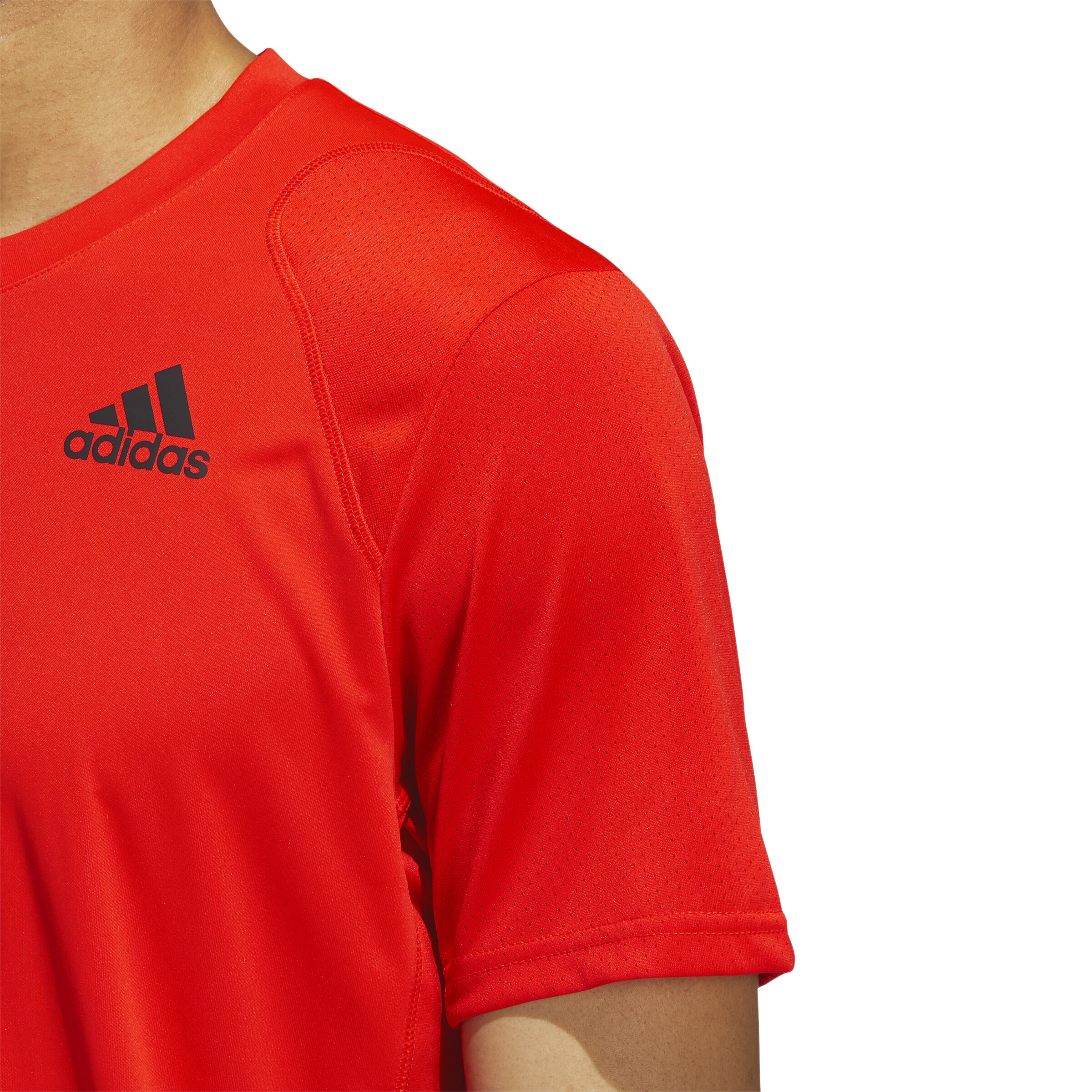 Club 3 Stripes T Shirt Herren Orange