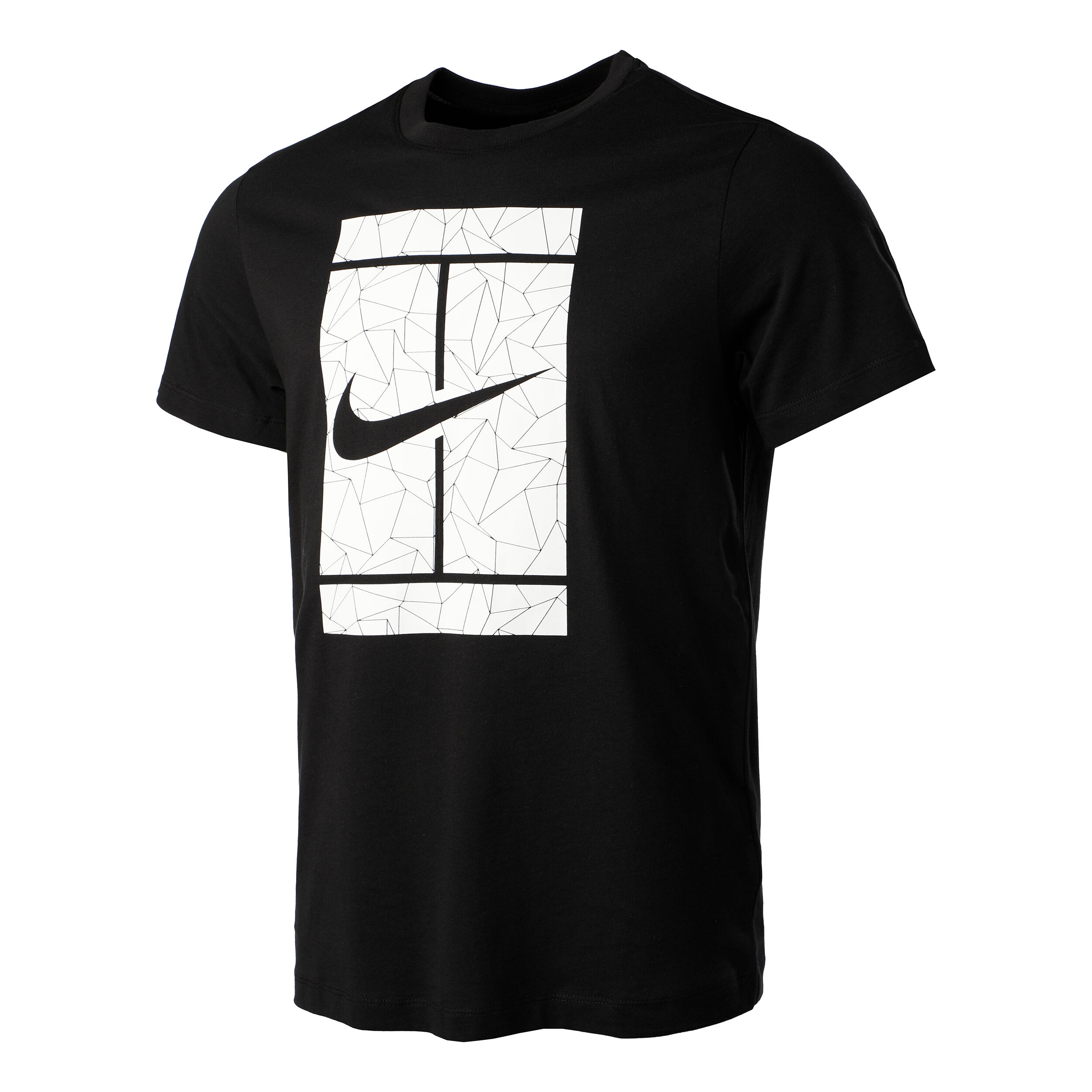nike tennis court logo t shirt