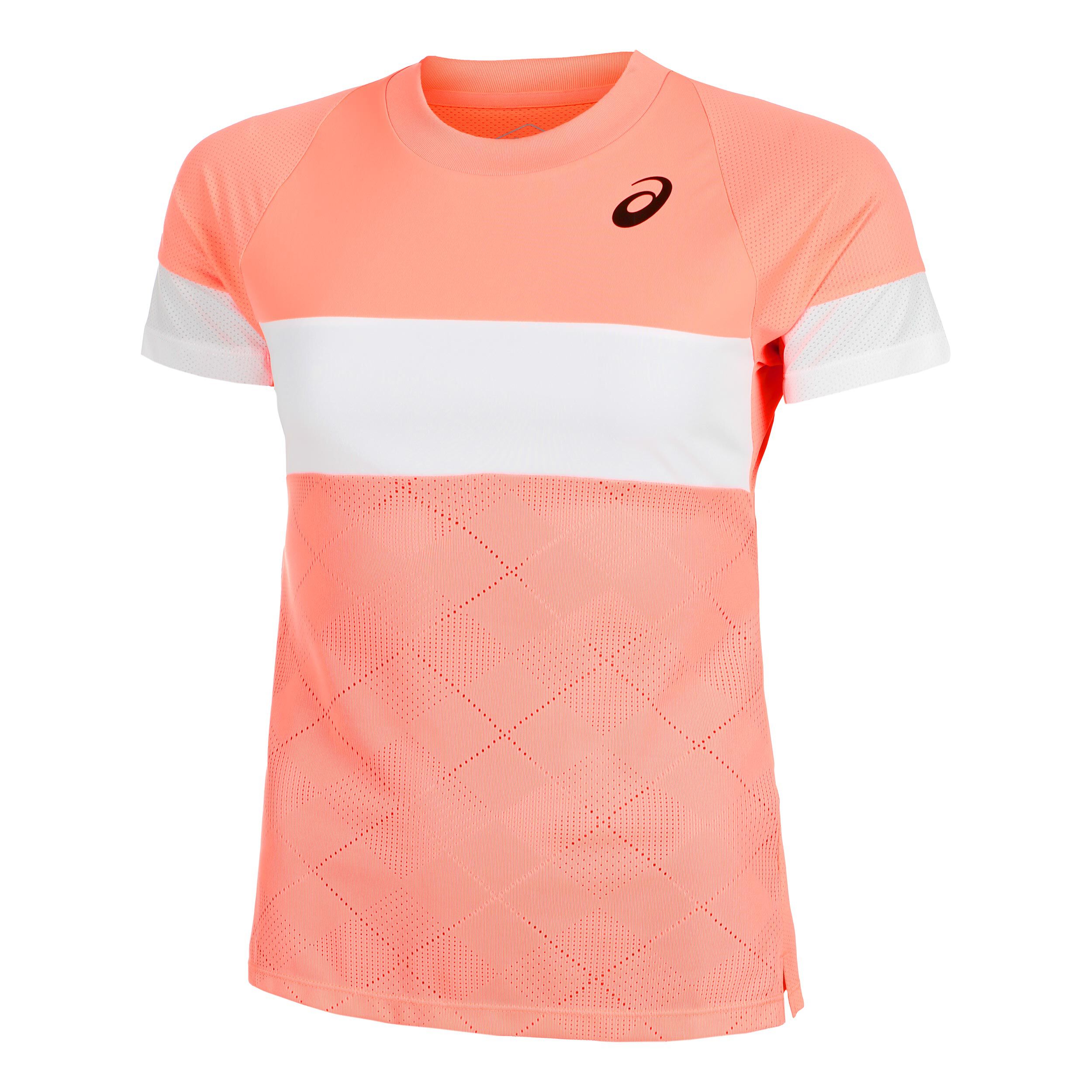Asics t shirt femme rouge cheap