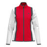 Club 25 Jacket Women Trainingsjacke Damen-Rot,Weiß