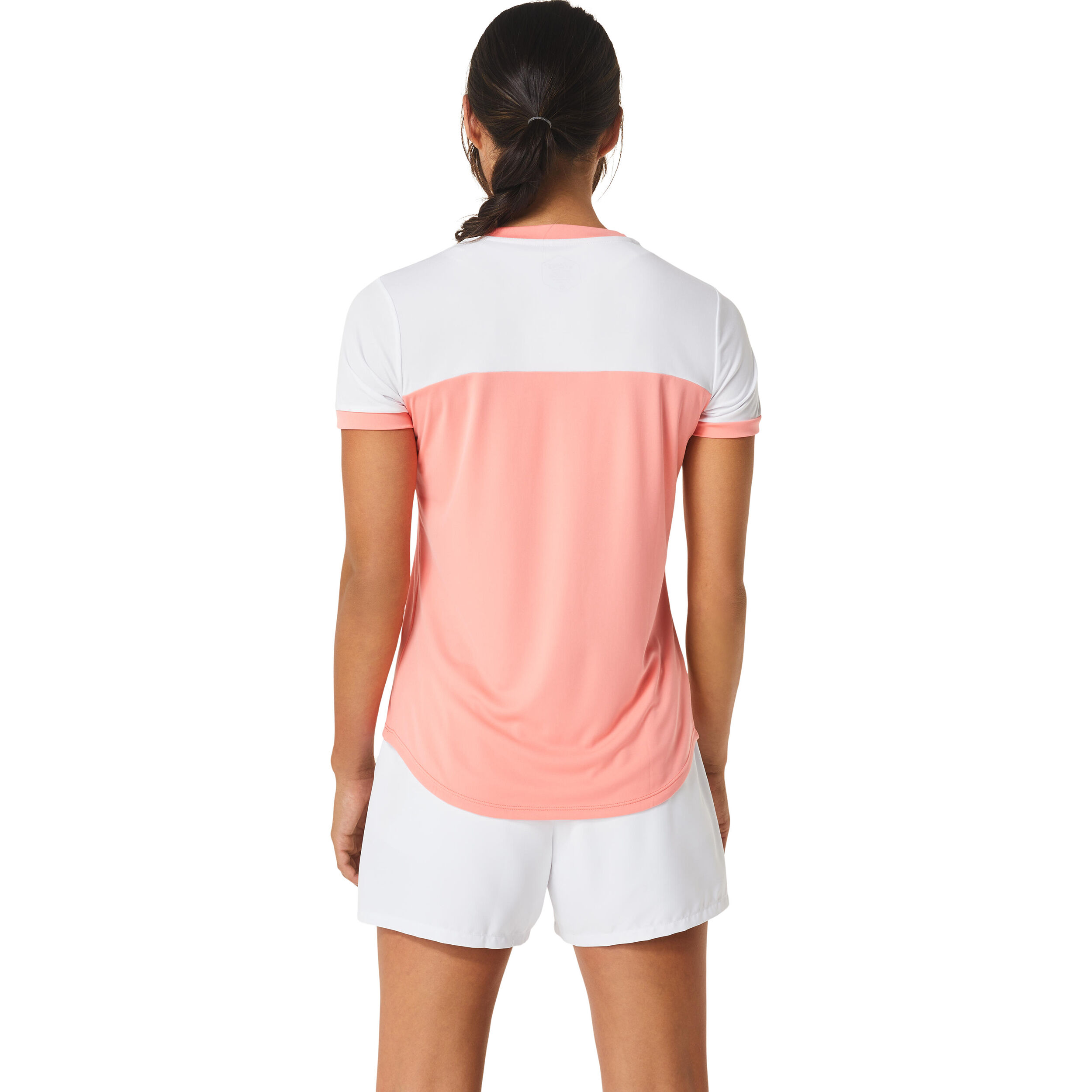 Court T Shirt Damen Rosa WeiB