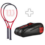 Wilson Schl&auml;gerpaket Wilson Clash 100 V2.0 Turnierschl&auml;ger