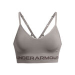 Under Armour Bekleidung Under Armour Seamless Low Long Sport-BH Damen-Grau