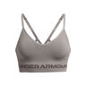 Seamless Low Long Sport-BH Damen-Grau