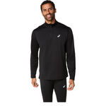 ASICS Bekleidung ASICS Core Winter 1/2 Zip Laufshirt Herren-Schwarz