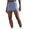 Swift 2in1 Laufshorts Damen - blaugrau, silber