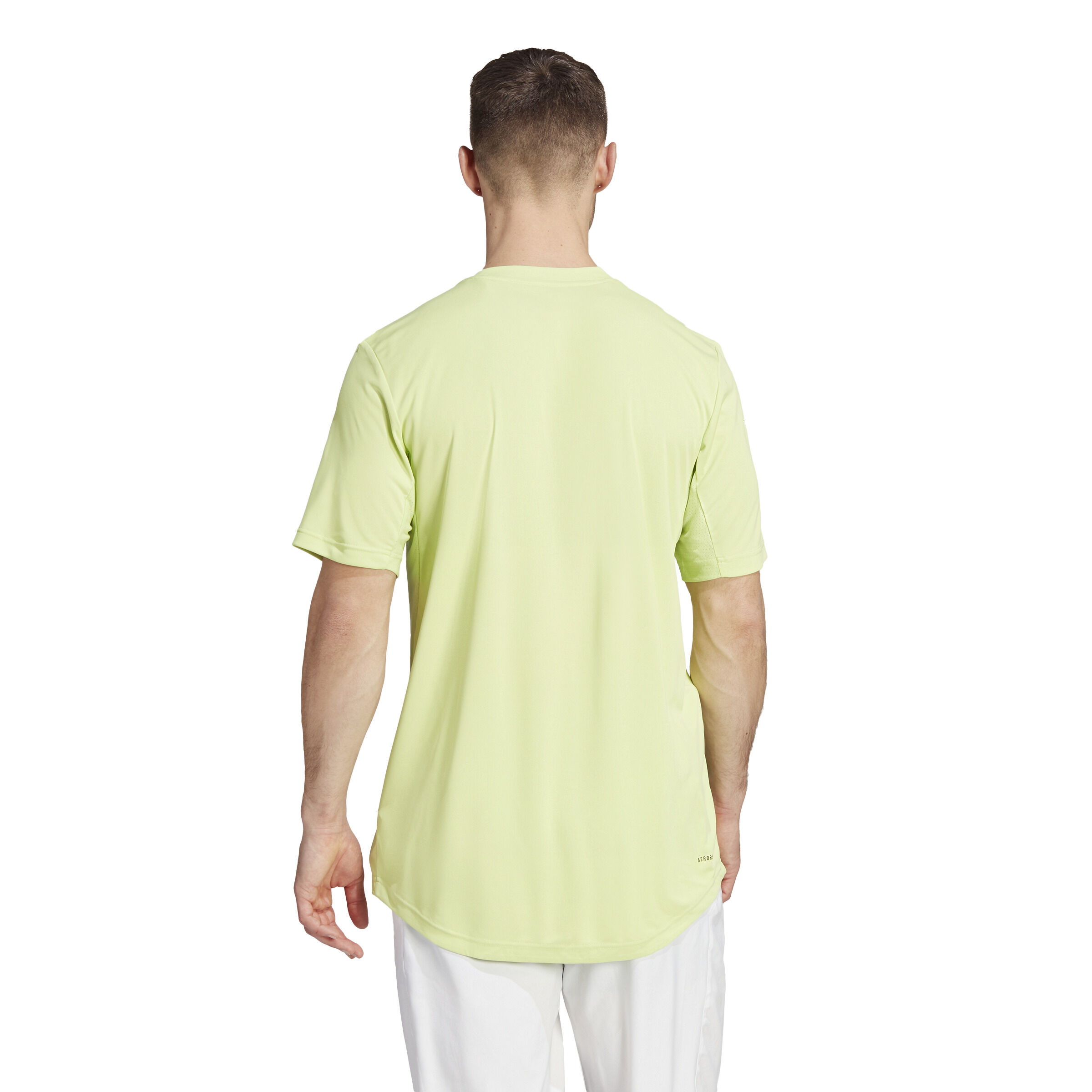 Club 3 Stripes T Shirt Herren Limette
