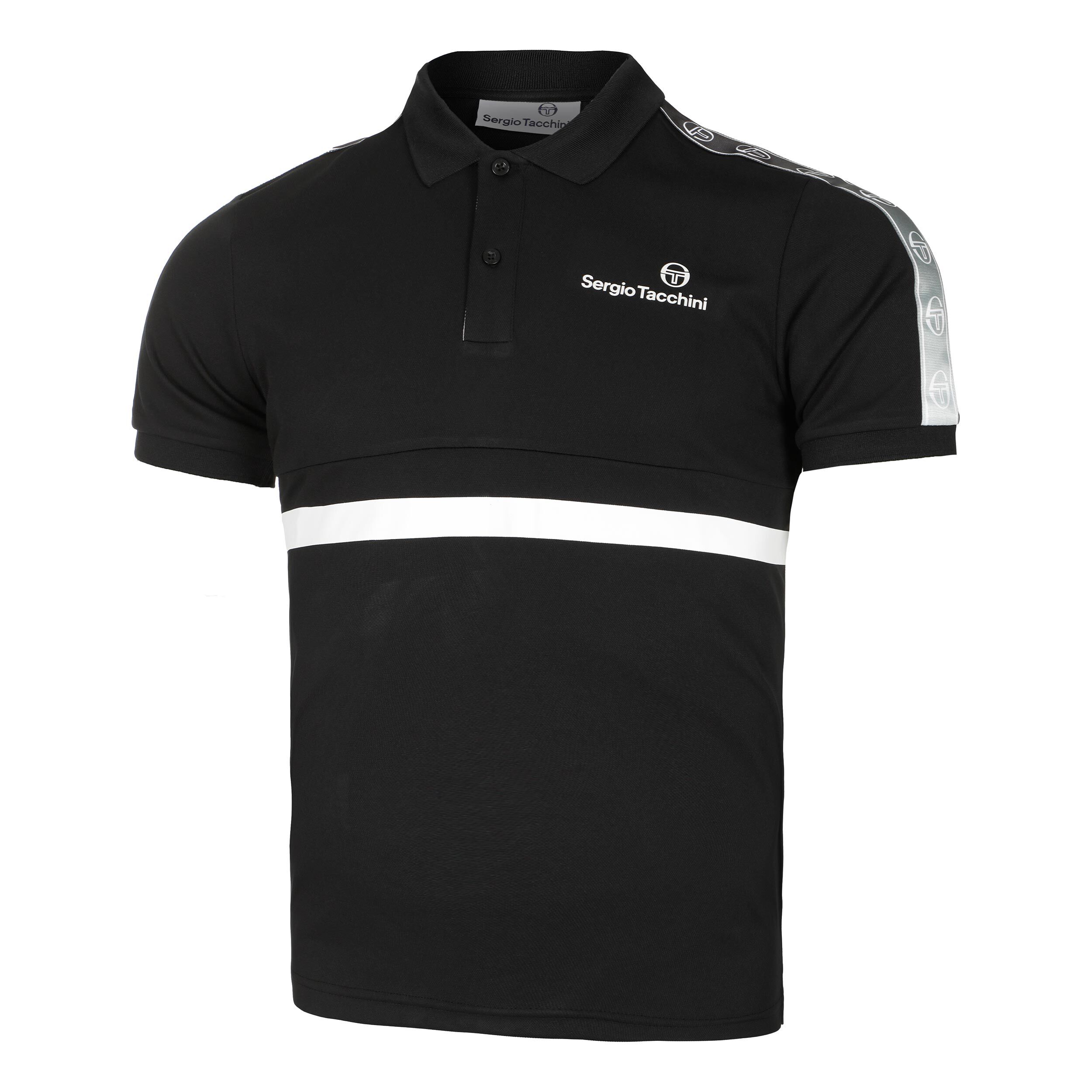Gradiente Polo Herren Schwarz WeiB