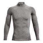 Under Armour Bekleidung Under Armour Coldgear Comp Mock Longsleeve Herren-Grau