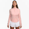 Swift Half-Zip Laufshirt Damen - rosa
