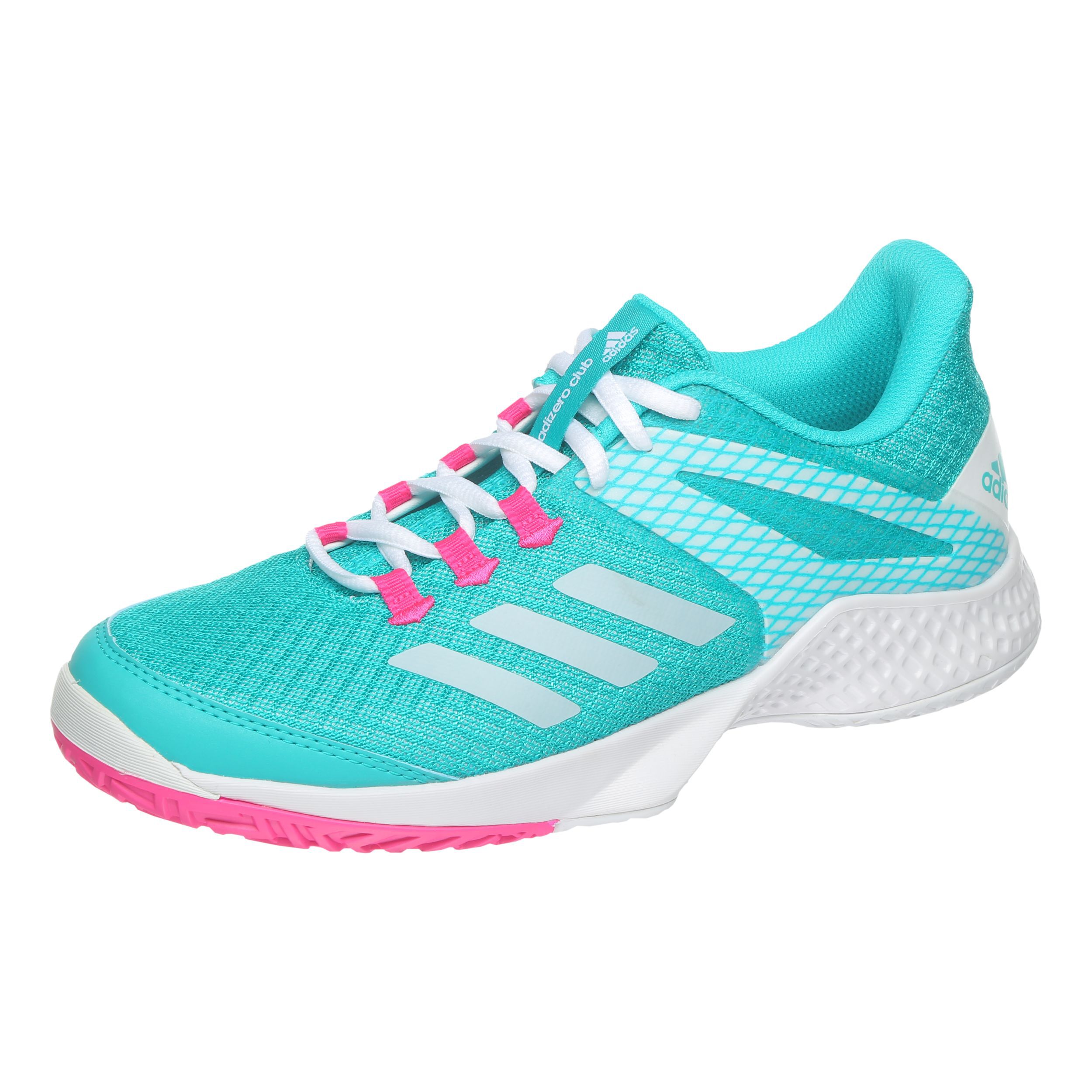 adidas Adizero Club 2 Allcourtschuh Damen Turkis WeiB online kaufen Tennis Point DE