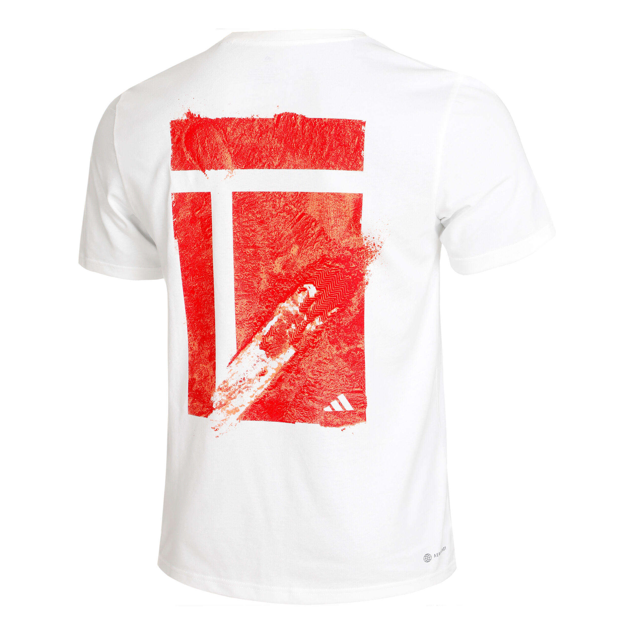 Adidas t shirt weiß rot new arrivals