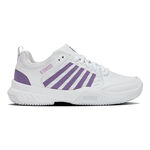 K-Swiss Tennisschuhe K-Swiss  Court Express 2 Sandplatzschuh Damen - wei&szlig;, lavendel