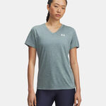 Under Armour Bekleidung Under Armour Tech Twist T-Shirt Damen - blaugrau, 