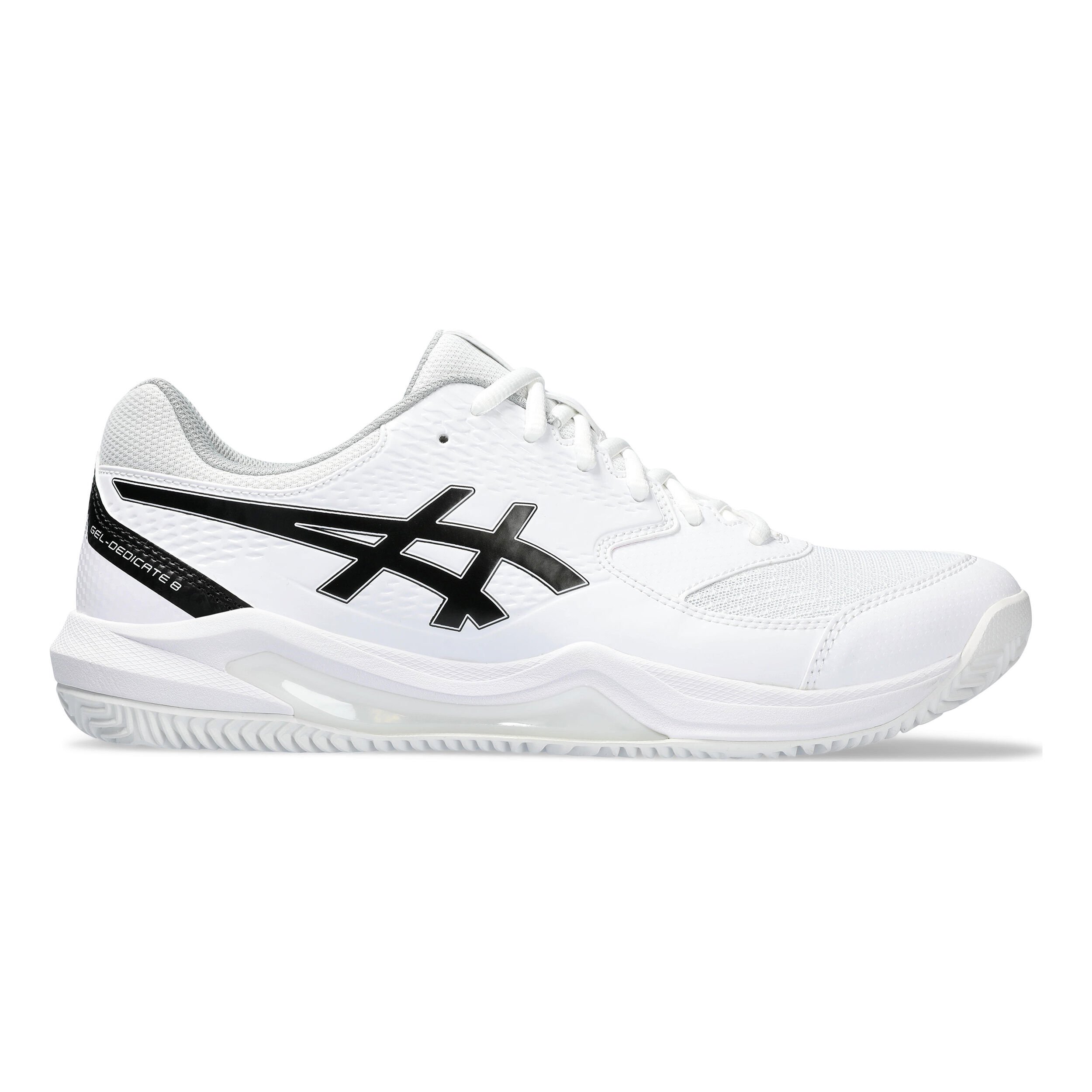 ASICS Gel Dedicate 8 Sandplatzschuh Herren WeiB Schwarz online kaufen Tennis Point DE