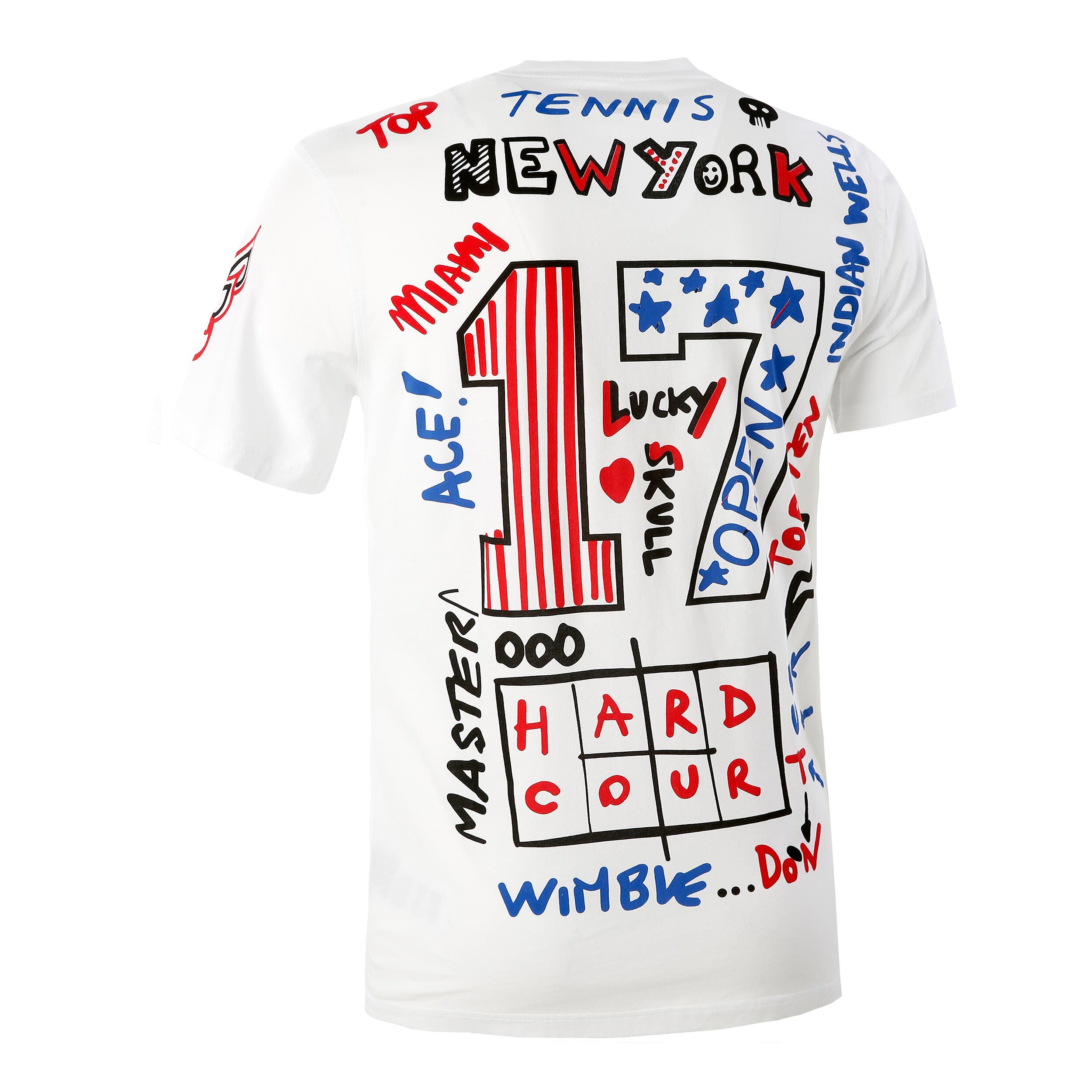 Hydrogen Graffiti T-Shirt Special Edition Herren Weiß