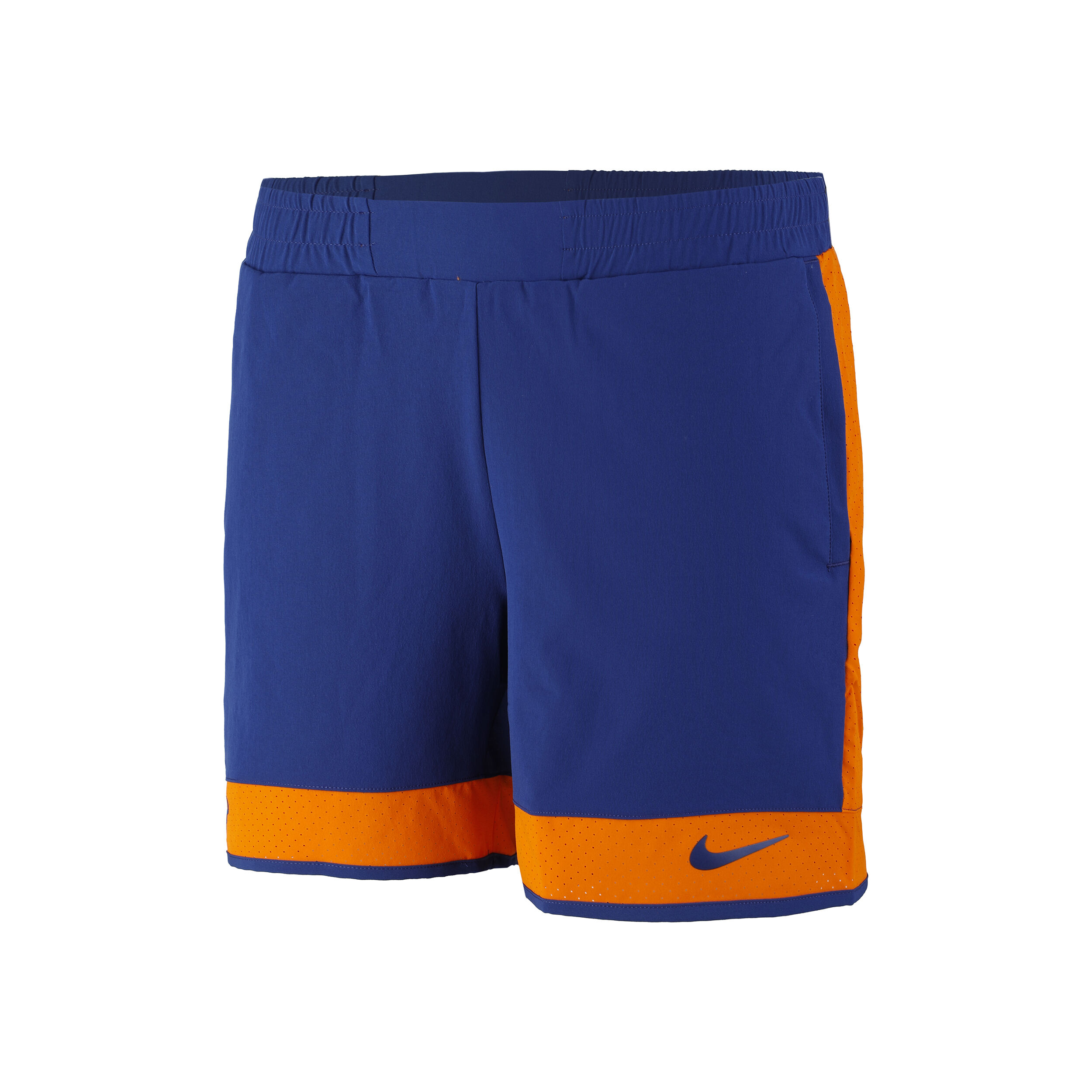 Blue and orange shorts 2025