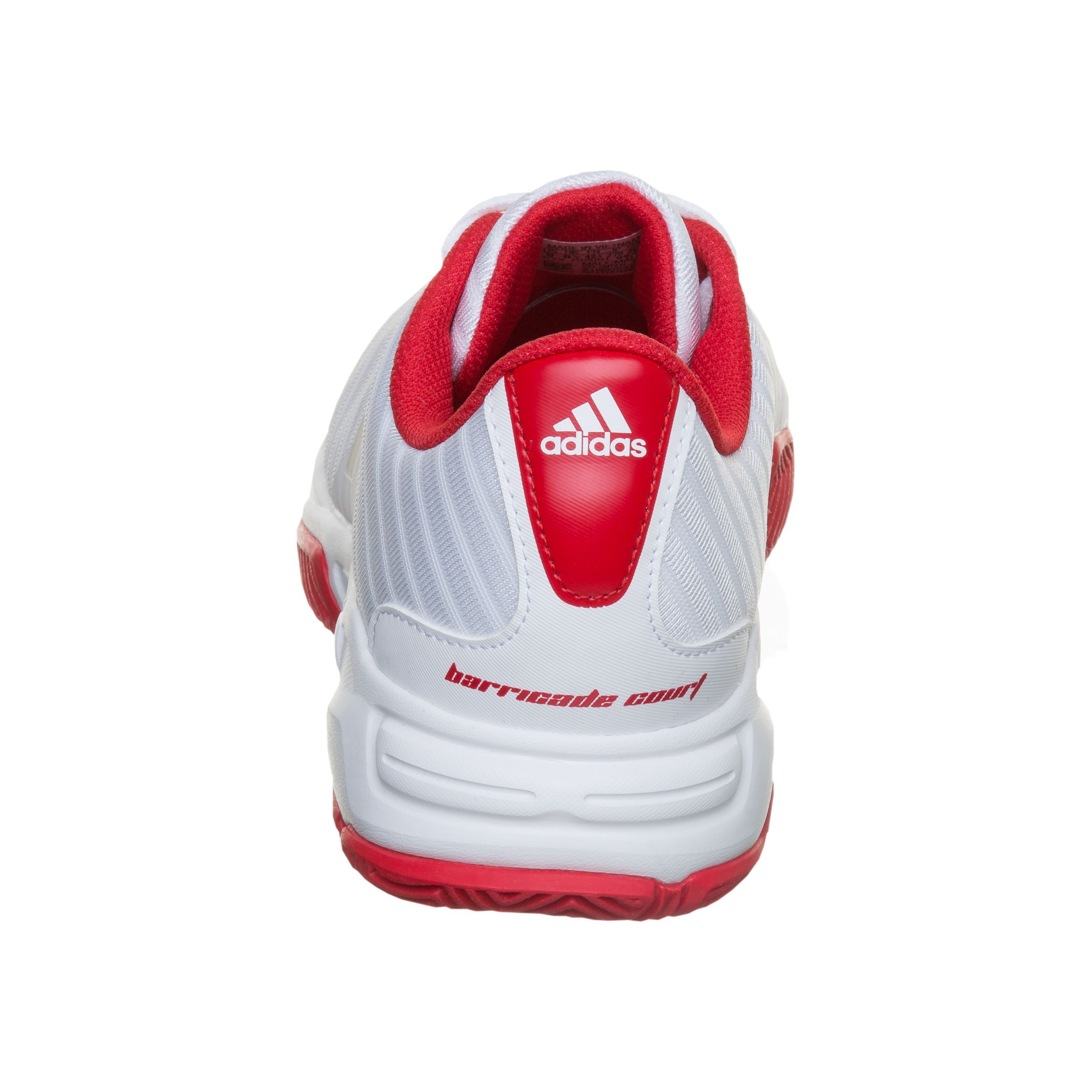 Barricade Court 3 Allcourtschuh Herren WeiB Rot