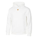 Nike Bekleidung Nike Dri-Fit Court Heritage Fleece Hoody Herren - weiß, 