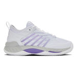 K-Swiss Tennisschuhe K-Swiss  Hypercourt Supreme 2 Sandplatzschuh Damen - wei&szlig;, lavendel