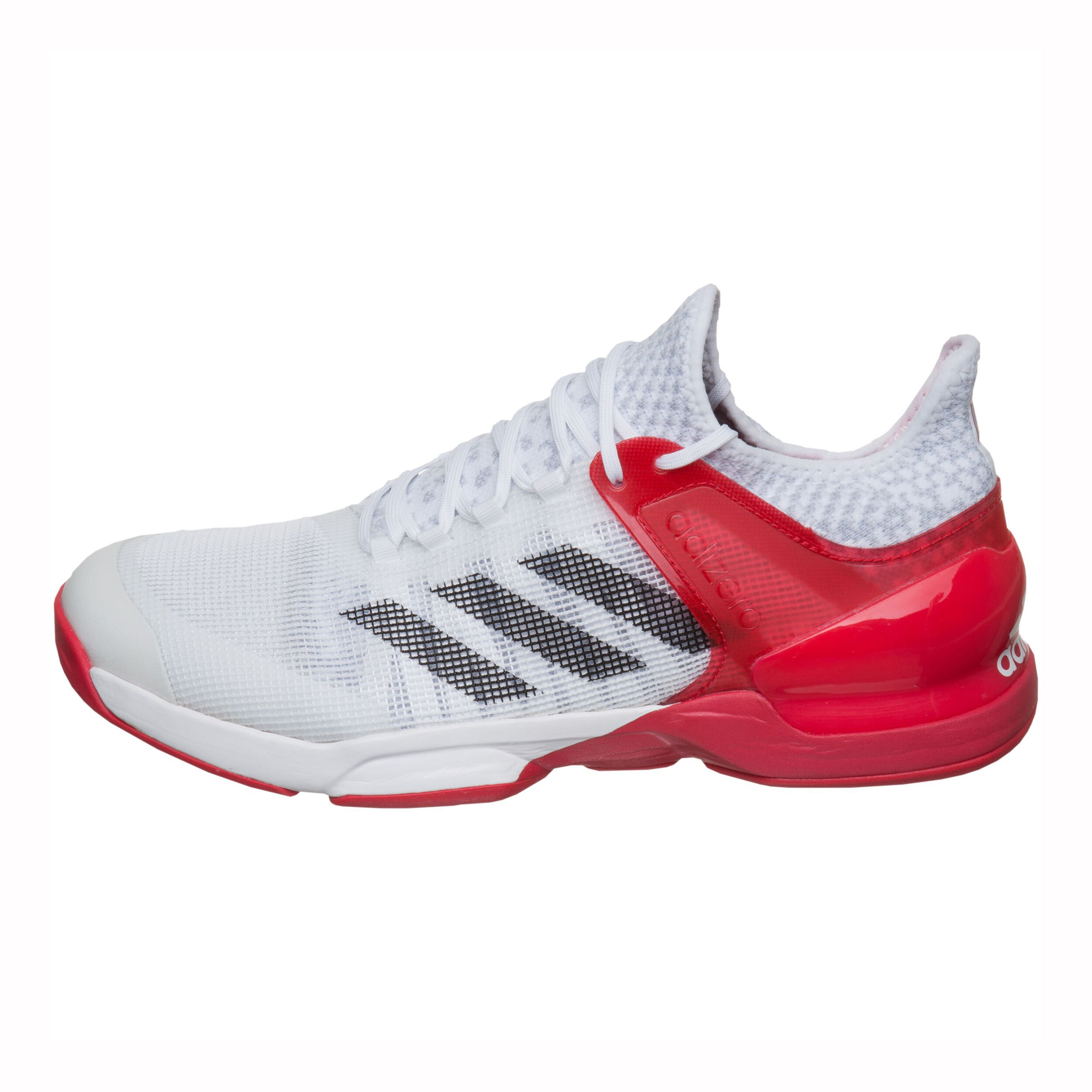 Adidas men's adizero ubersonic 2 tennis shoes white and active red clearance