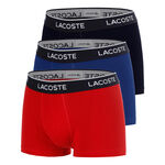 Lacoste Boxer Short Lacoste Courts Boxer Short 3er Pack Herren - blau, rot