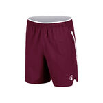 Quiet Please Bekleidung Quiet Please Create Drop 7in Shorts Herren-Weinrot,Weiß