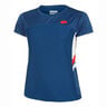 Squadra III T-Shirt Damen-Blau,Weiß