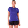 Road Seamless Laufshirt Damen-blau, lila