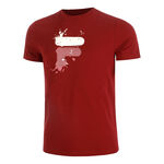 Fila Bekleidung Fila Nevio T-Shirt Herren-Dunkelrot