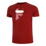 Nevio T-Shirt Herren-Dunkelrot