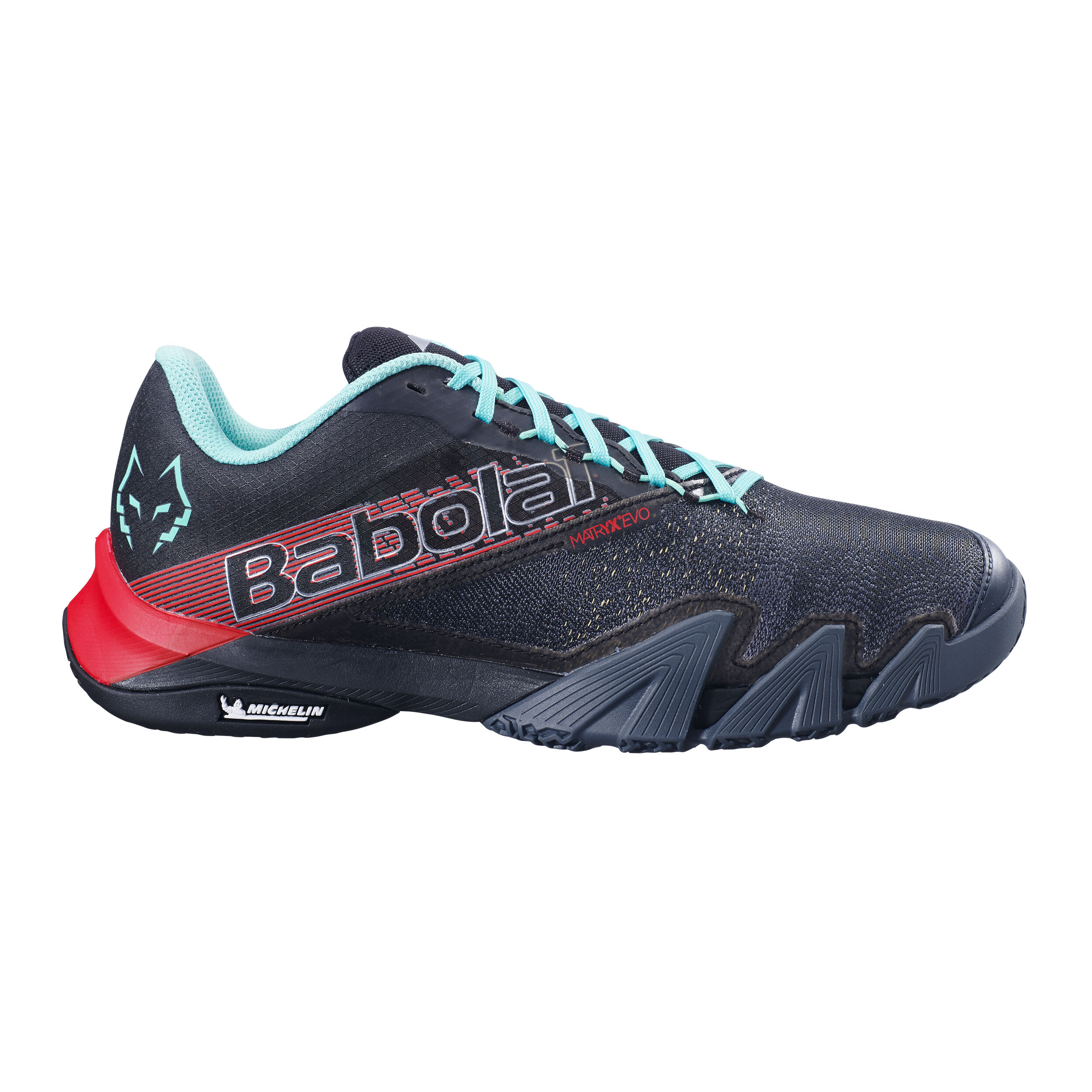 Jet Premura 2 J. Lebron Padelschuh Herren Schwarz Rot